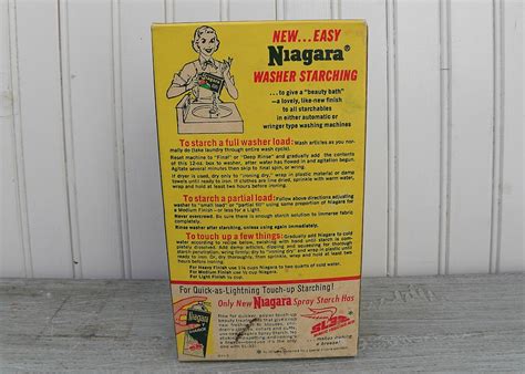 Vintage Unopened Box Of Niagara Instant Laundry Starch The Pink Rose