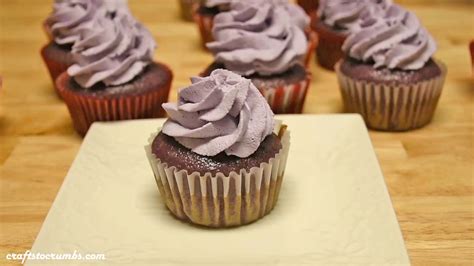 Ube Cupcakes Crafts To Crumbs