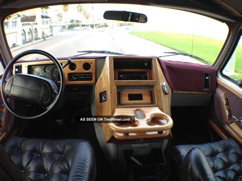 1995 Chevy G20 Glaval Conversion Van And Wood Interior