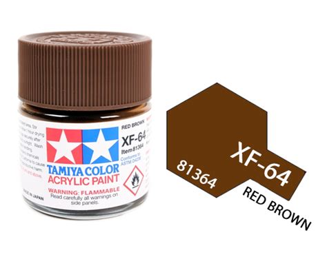 Tamiya Acrylic Mini Xf 64 Red Brown Tjd Models