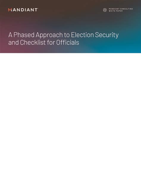 Build Cyber Resilience For Election Security