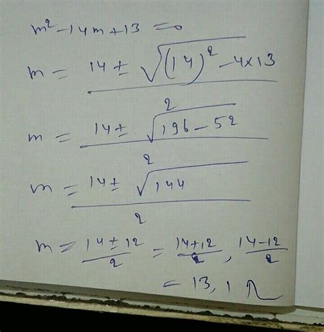 Solve Quadratic Equations Using Formula Mathbf { E X } Mathbf { 1