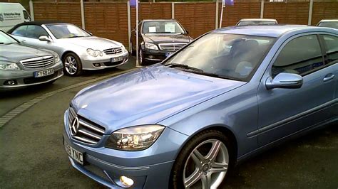 2009 MERCEDES CLC200 CDI SPORT COUPE AUTOMATIC LIGHT BLUE YouTube