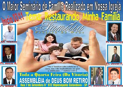 Minist Rio Palavra No Altar Adbr Catanduva Realiza Semin Rio