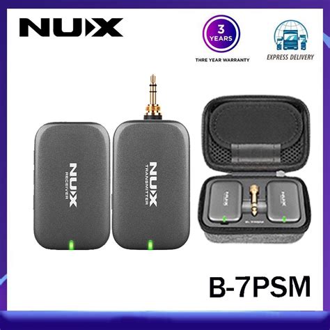 Nux B Psm Wireless In Ear Monitoring Headphone System Stereo Audio