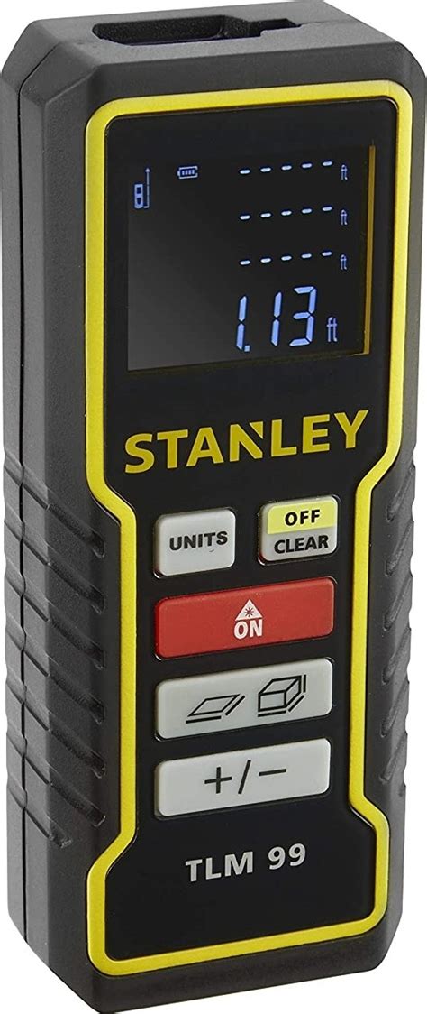 Stanley 30m True Laser Distance Measure One Touch Operation Distance