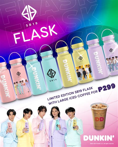 Dunkin Philippines On Twitter Grab Our Limited Edition SB19 Flask