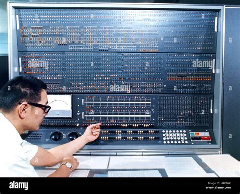 IBM 7030 Console, 1961 Stock Photo - Alamy