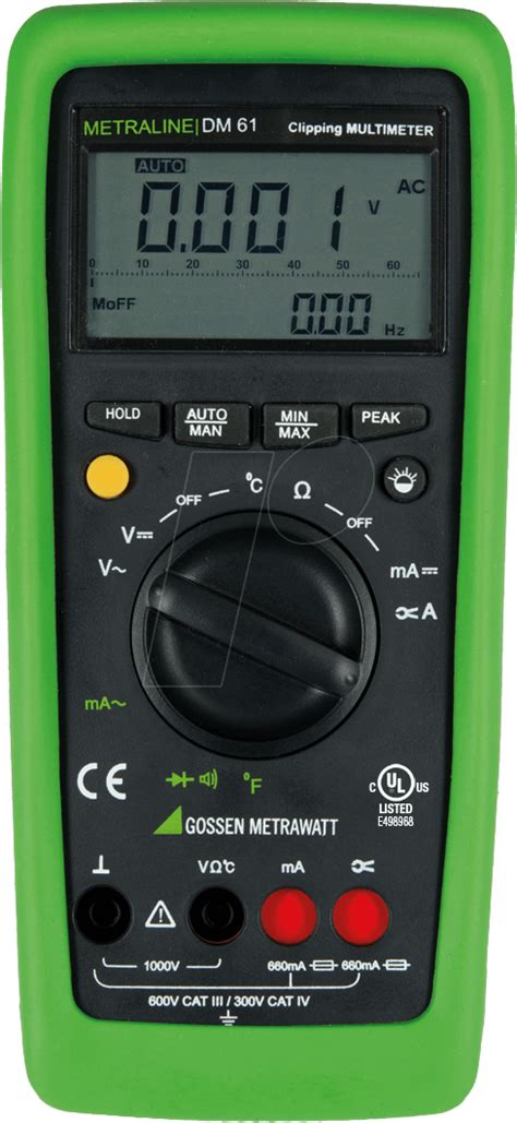 METRALINE DM61 METRALINE DM61 Multimeter Digital 6600 Counts At