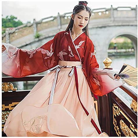 XHxttL Vestido Tradicional Chino Hanfu Para Mujer Antiguo Traje