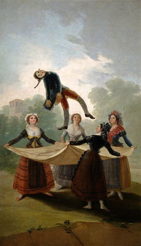 Francisco De Goya El Pelele Oil On Canvas 267 X 160 Cm 1791 92