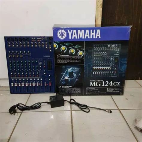 Jual Mixer Yamaha Mg124 Cx Mixer Yamaha 12 Channel Shopee Indonesia