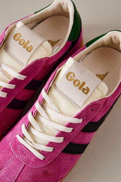 Gola Elan Suede Trainers In 2024 Pink Sneakers Outfit Sneakers