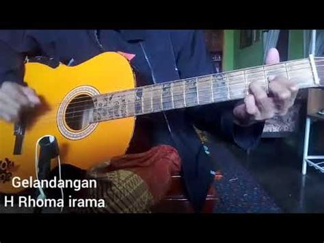 Cover Lagu Gelandangan Gitar Akustik Dangdut H Rhoma Irama Youtube