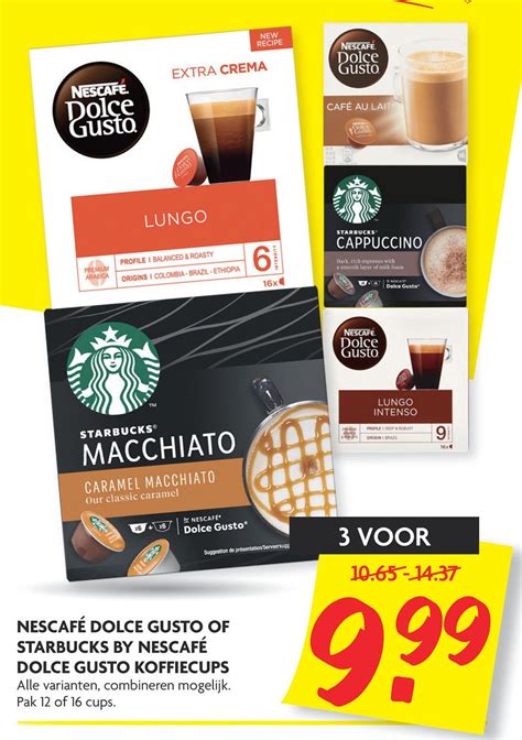 Nescaf Dolce Gusto Of Starbucks By Nescaf Dolce Gusto Koffiecups