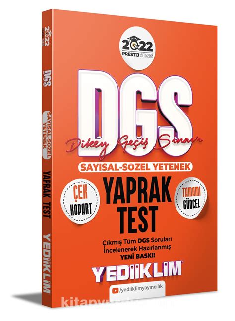 Prestij Serisi Dgs Ek Kopart Yaprak Test Kitab N Indir Pdf Ve