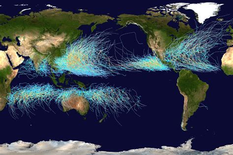 Cyclone Paths on Planet Earth > Dr. Farzin Rejaifar Website