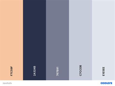 Color schemes on Behance