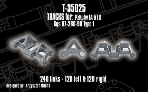 1 35 QuickTracks T 35025 Tracks For Pz Kpfw I Ausf A B Kgs 67 280