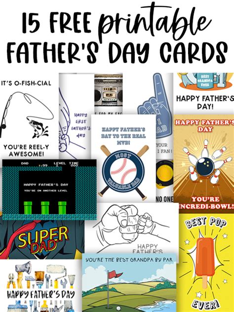 Free Printable Happy Fathers Day Cards For Grandpas Too