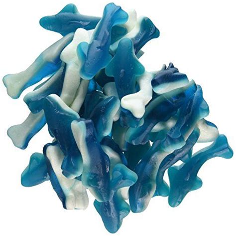 Ferrara Candy Company Gummy Sharks Large Candy Ferrara Gummi Sharks Candy Bulk 5 Lb Bulk