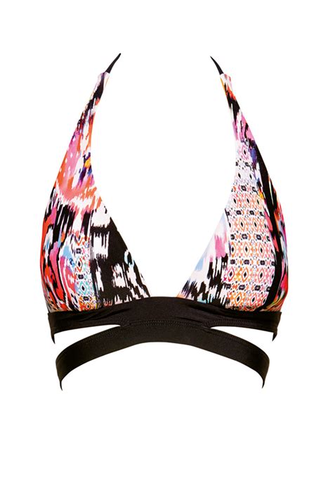 Seafolly Beach Gypsy Halter Bikini Top Sale Non Refundable Dolphin
