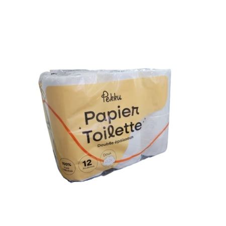 Grossiste Papier Toilette PEKKU Double Epaisseur x12 Réservé aux Pros