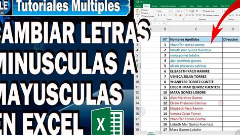Cambiar May Sculas A Min Sculas Gu A Para Modificar El Formato De