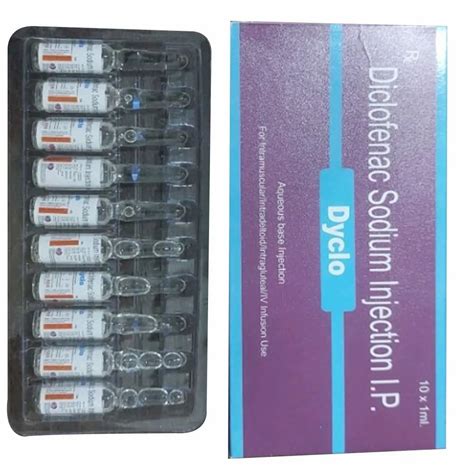 Vitabiotech Mg Diclofenac Sodium Injection Ip Packaging Size X