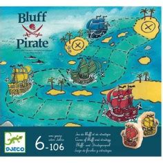 Bluff pirate jeu de stratégie et de bluff Djeco