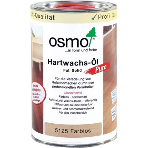 Osmo Tvrd Voskov Olej Pure L Osmo Color Translignum Bm