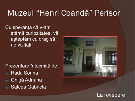 Ppt Henri Coanda Mentorul Comunei Perisor Powerpoint Presentation