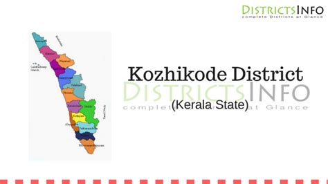 Kozhikode District With Talukas in Kerala State