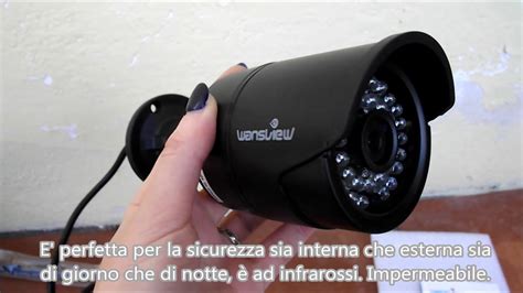 Telecamera Di Sorveglianza Da Esterno P Wireless Wansview Youtube