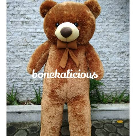 Jual Boneka Beruang Teddy Bear Coklat Super Jumbo Besar Bigsize Cm