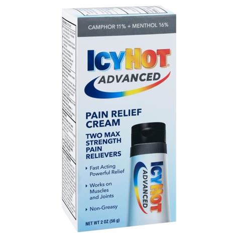 Icy Hot Advanced Pain Relief Cream Publix Super Markets