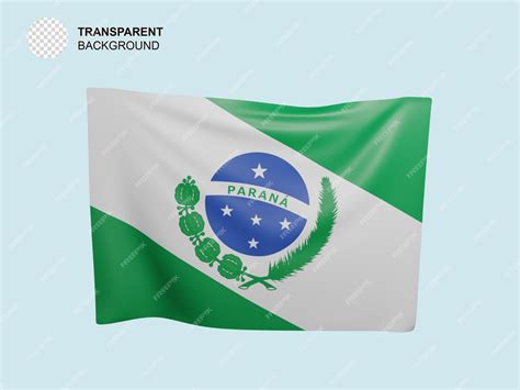 Bandeira Do Paraná Brasil Psd Premium