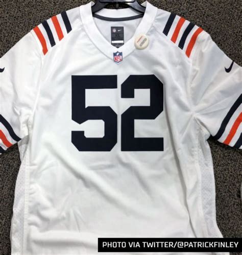 Leak Chicago Bears Centennial Throwback Uniform Chris Creamer S