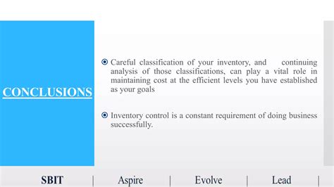 Inventory Control System Ppt