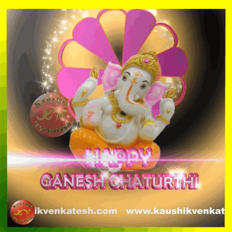 Ganesh Chaturthi Wishes Images Kaushik Venkatesh