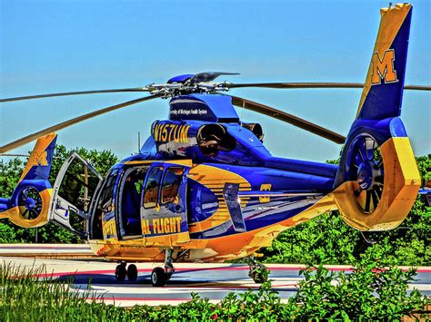 University Of Michigan Survival Flight Digital Art By Joe Liba Fine Art America