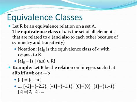 Examples Of Equivalence Relations The Equivalent