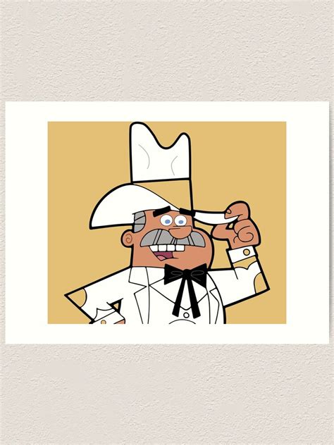 Doug Dimmadome Owner Of The Dimmsdale Dimmadome Art Print For Sale