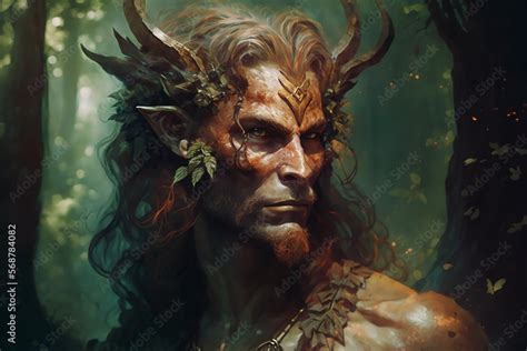 Satyr, male creature from Greek mythology, part man, part beast ...