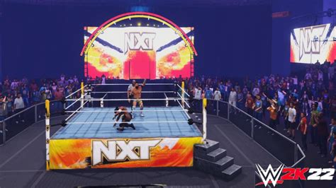 WWE 2K22 NXT 2022 Black And Gold Updated Arena Mod Showcase YouTube