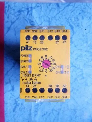 2 Pole 774500 PNOZ XV2 30 24VDC 2n O 2n O T Pilz Safety Relay At Rs