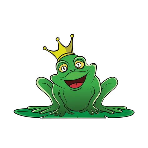 Frog King Illustration 17736865 Vector Art at Vecteezy