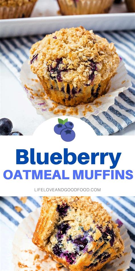 Blueberry Oatmeal Muffins Artofit