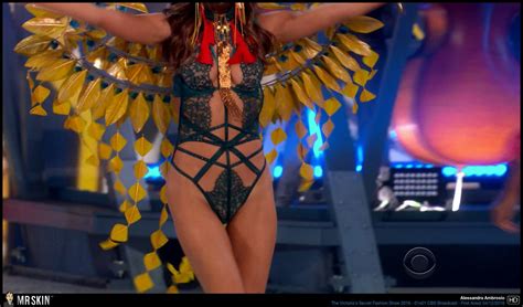 Naked Alessandra Ambrosio In The Victoria S Secret Fashion Show
