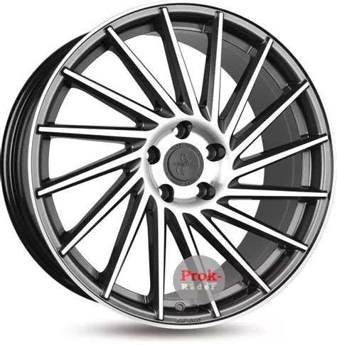 4X ALUFELGEN KESKIN KT17 PALLADIUM FRONT POLISH 8x18 ET45 LK5 112 18